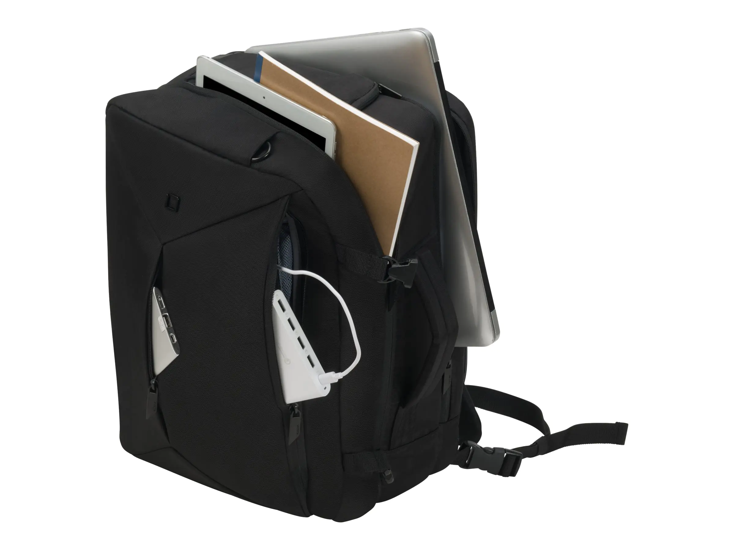 DICOTA Backpack Dual Plus EDGE - Notebook-Rucksack - 39.6 cm - 13" - 15.6" - Schwarz