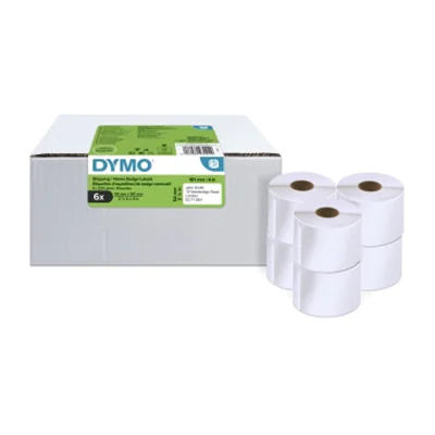 DYMO® Vielzwecketikett DYMO LabelWriter™ 54 x 101 mm (B x H) Papier weiß 220 Etik./Rl. 1.320 Etik./Pack. DYMO® Vielzwecketikett DYMO LabelWriter™ 54 x 101 mm (B x H) Papier weiß 220 Etik./Rl. 1.320 Etik./Pack.