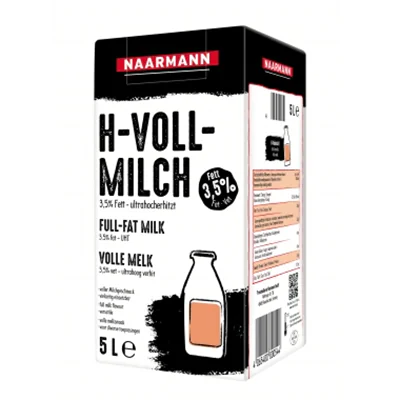 NAARMANN H-Milch 3,5% mit Laktose 5l NAARMANN H-Milch 3,5% mit Laktose 5l