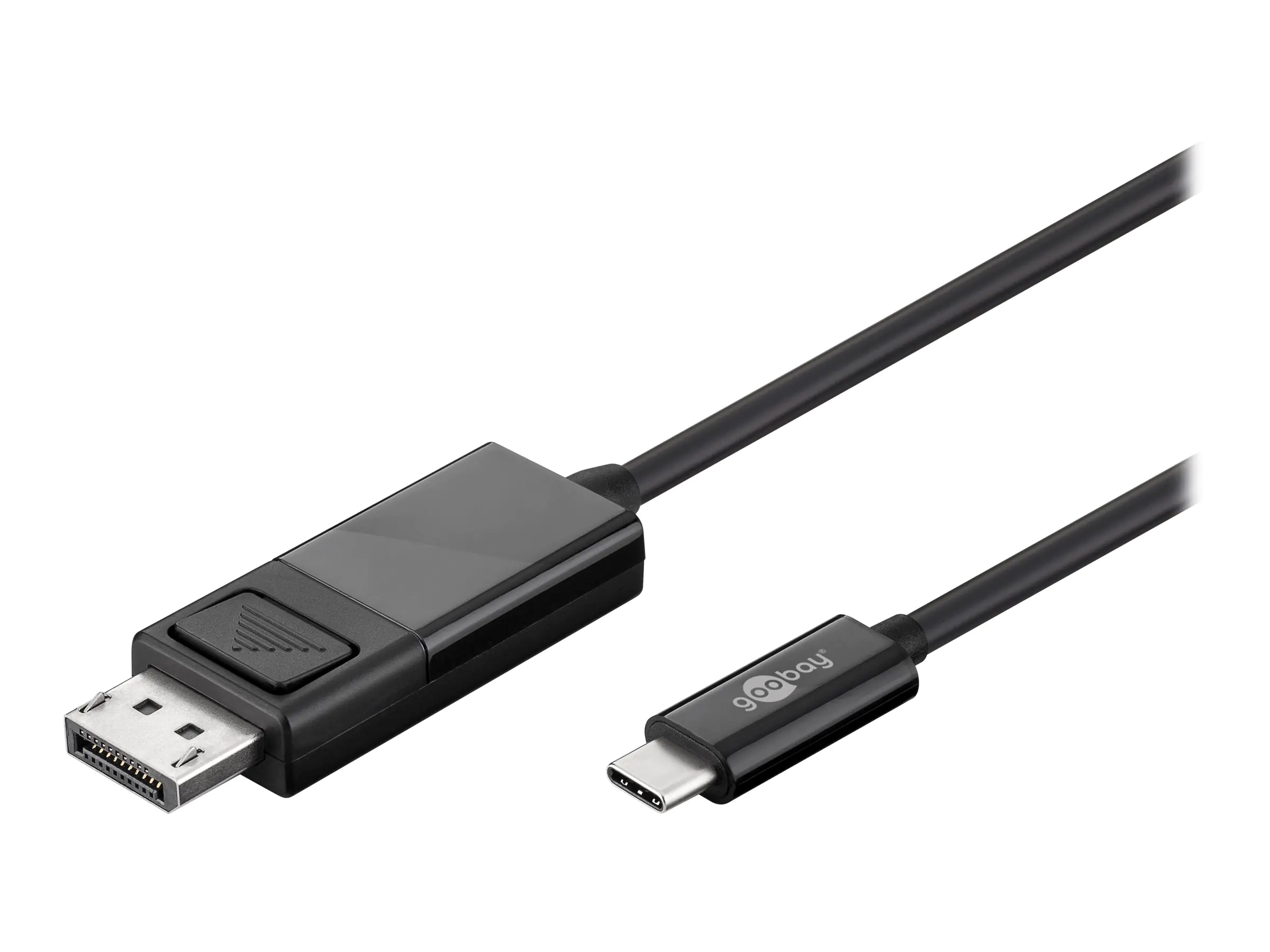 goobay - Externer Videoadapter - USB-C - DisplayPort - Schwarz - bulk