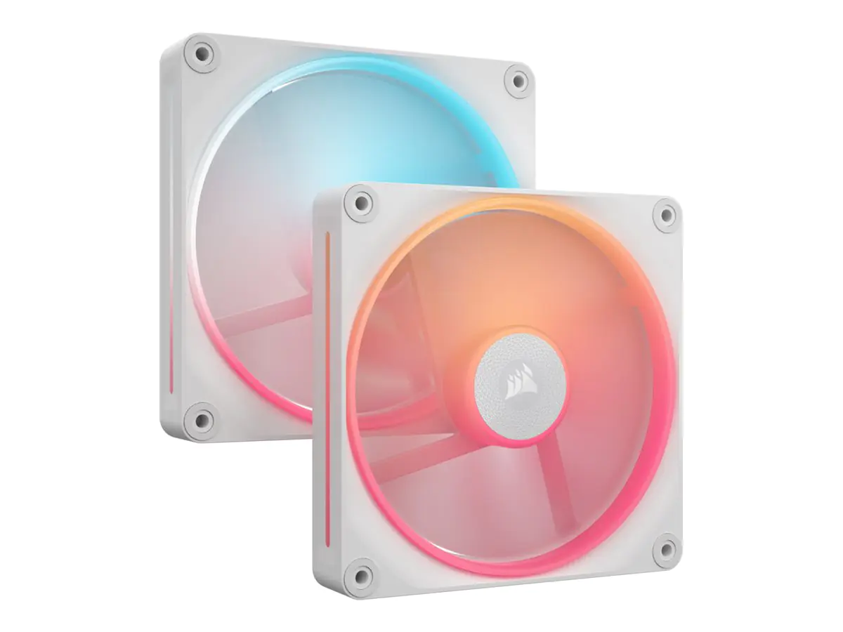 Corsair iCUE Link LX140-R RGB - Gehäuselüfter - Reverse-Lüfterblätter - 140 mm - weiß (Packung