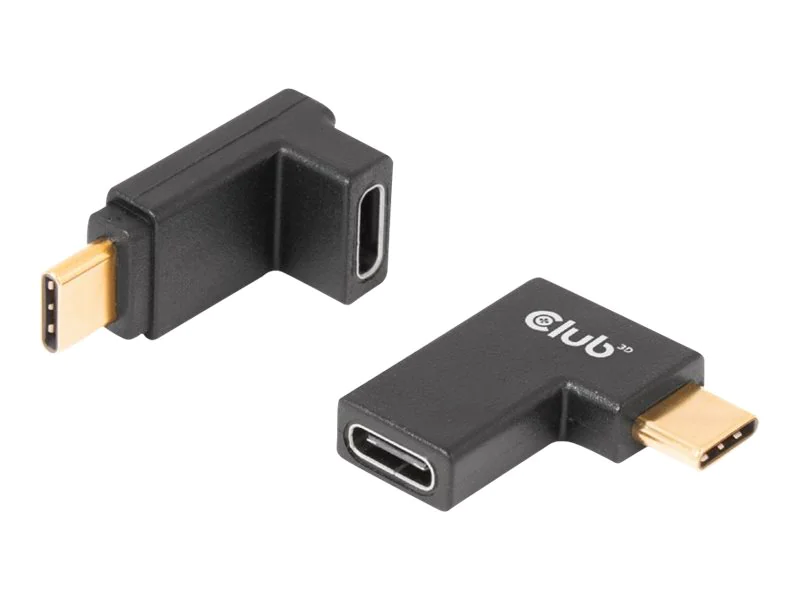 Club 3D - USB-C Adapterkit - USB 3.2 Gen 2 - 20 V - 5 A - gewinkelt, USB-Stromversorgung (100 W), Support von 4K 120 Hz