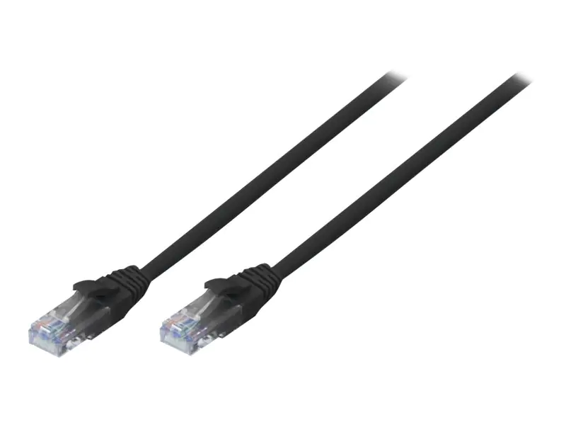 Lindy - Netzwerkkabel - RJ-45 (M) bis RJ-45 (M) - 30 cm - UTP - CAT 6 - geformt, ohne Haken, verseilt - Schwarz