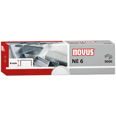 NOVUS Heftklammer NE 6 Super 042-0001 verzinkt 5.000 St./Pack. NOVUS Heftklammer NE 6 Super 042-0001 verzinkt 5.000 St./Pack.