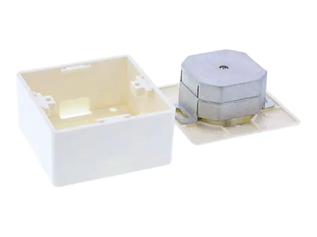 InLine - Wanddose - CAT 5e - STP - RJ-45 X 2 - Pure White