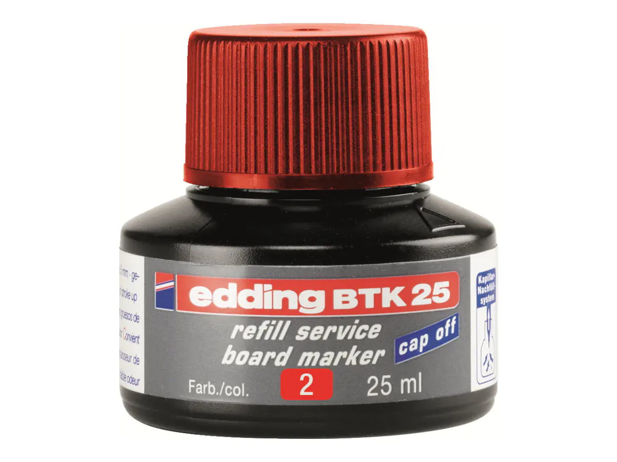 EDDING BTK 25 - Tinte - Rot - 25 ml 4-BTK25002