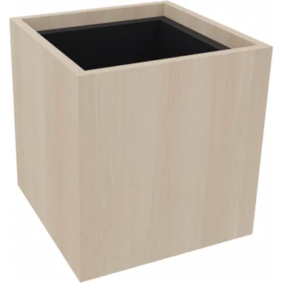 Pflanzgefäß 1er niedrig B380xT380H400mm Akazie