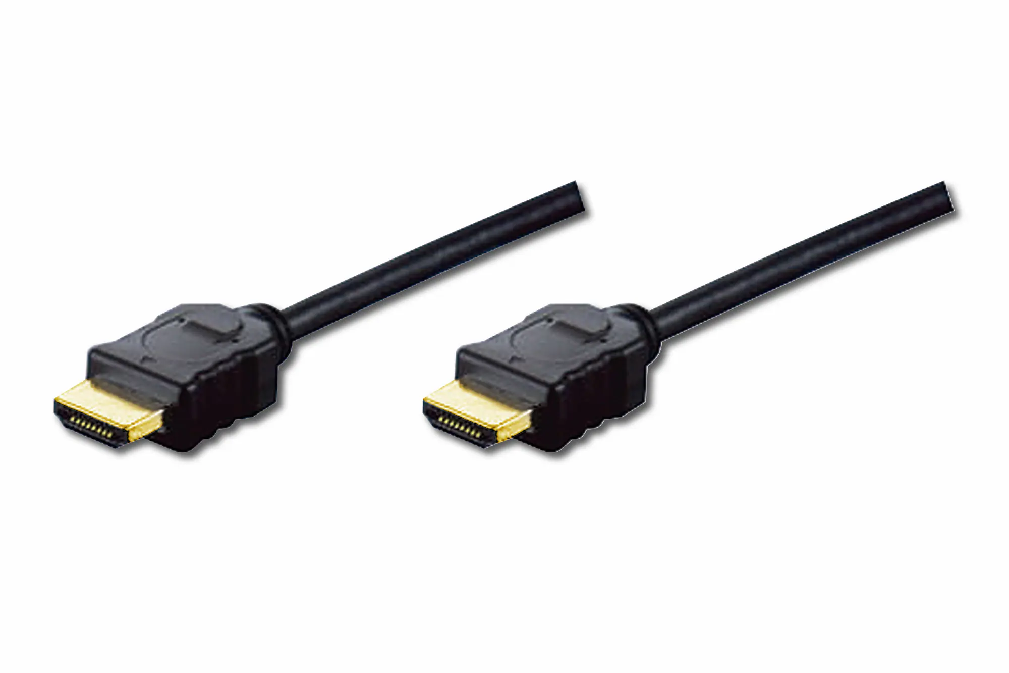 ASSMANN - HDMI-Kabel mit Ethernet - HDMI männlich zu HDMI männlich - 5 m - Doppelisolierung - Schwarz - geformt ASSMANN - HDMI-Kabel mit Ethernet - HDMI männlich zu HDMI männlich - 5 m - Doppelisolierung - Schwarz - geformt