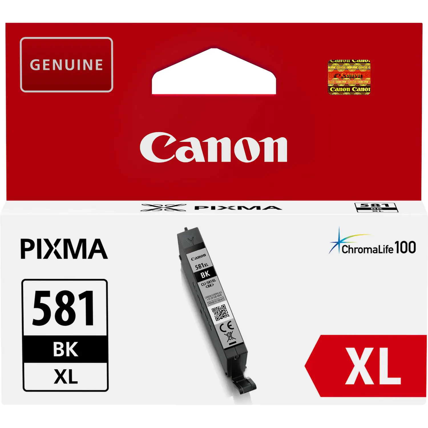 Canon CLI-581BK XL - 8.3 ml - Größe XL - Schwarz - Original - Tintenbehälter - für PIXMA TS6250, TS6251, TS6350, TS6351, TS8250, TS8251, TS8252, TS9155, TS9550, TS9551 Canon CLI-581BK XL - 8.3 ml - Größe XL - Schwarz - Original - Tintenbehälter - für PIXMA TS6250, TS6251, TS6350, TS6351, TS8250, TS8251, TS8252, TS9155, TS9550, TS9551