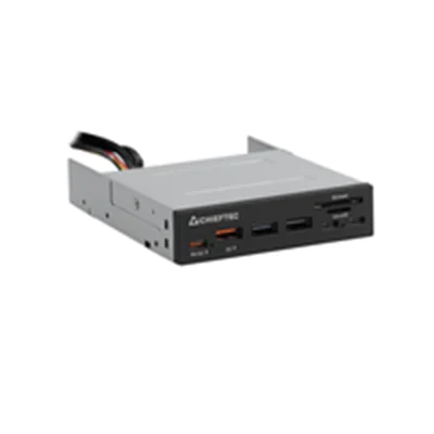Chieftec CRD-908H - Kartenleser - 2 in 1 - 8,9 cm (3,5 Zoll) (SD, microSD) - USB 3.2 Gen 1 / USB-C