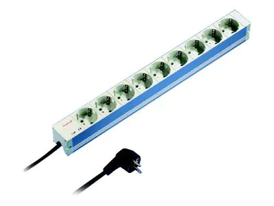 Pentair - Steckdosenleiste (Rack - einbaufähig) - Ausgangsanschlüsse: 8 (power CEE 7/7) - 1U - 48.3 cm (19")
