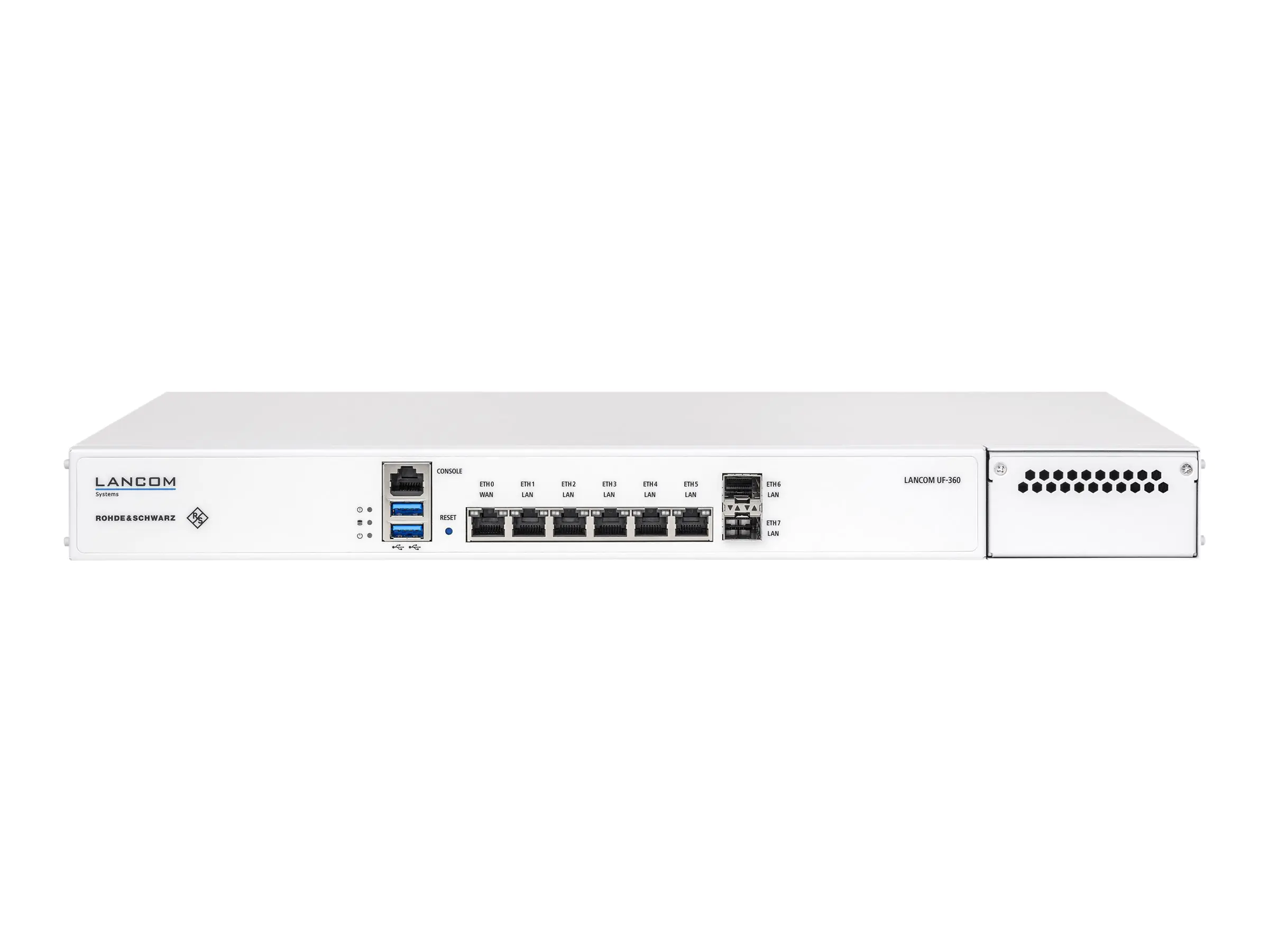 LANCOM R&S Unified Firewall UF-360 - Firewall - 8 Anschlüsse - 1GbE - 1U - Rack-montierbar LANCOM R&S Unified Firewall UF-360 - Firewall - 8 Anschlüsse - 1GbE - 1U - Rack-montierbar