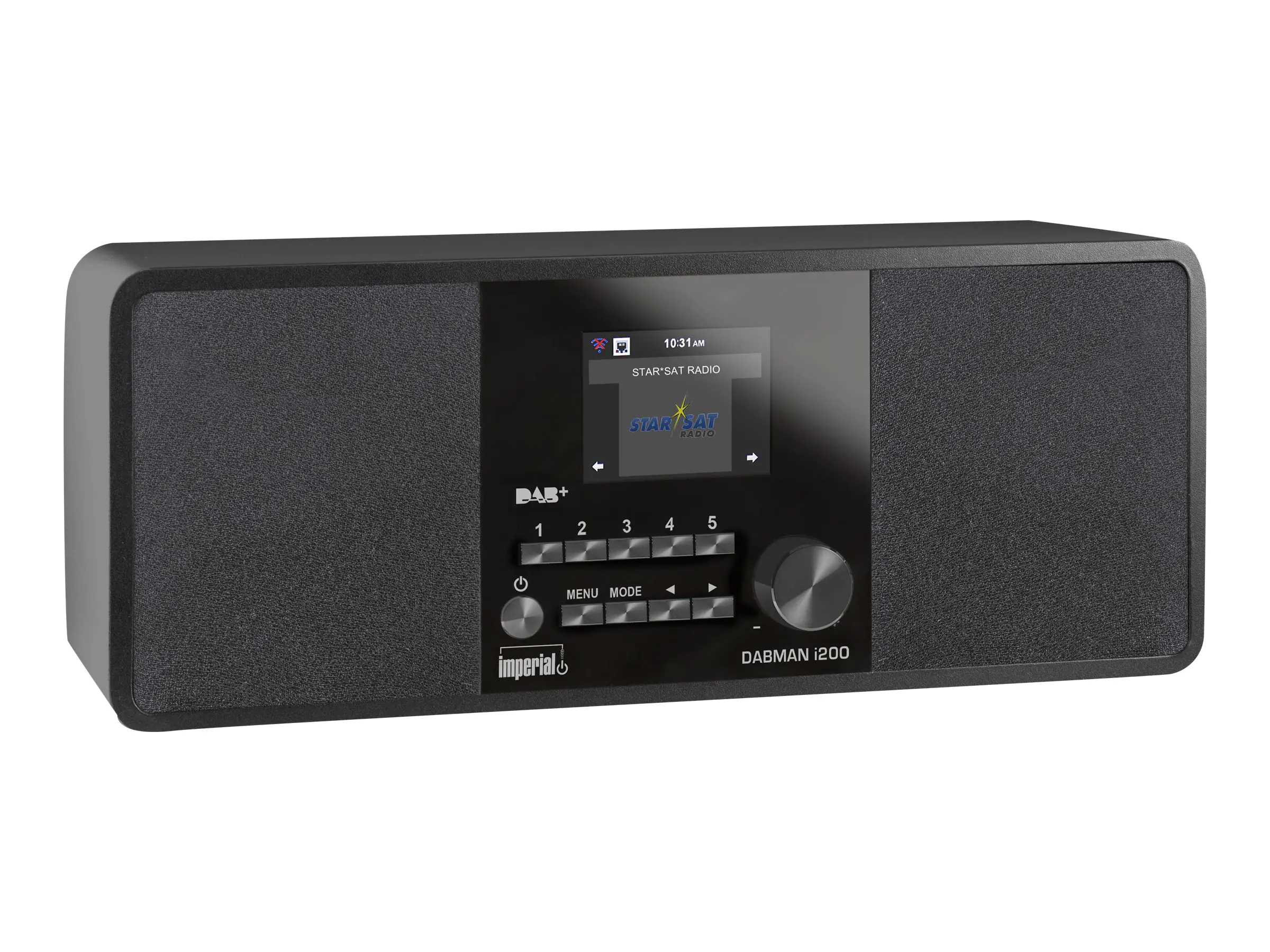 imperial DABMAN i200 - Netzwerk-Audio-Player - 20 Watt (Gesamt) - Schwarz