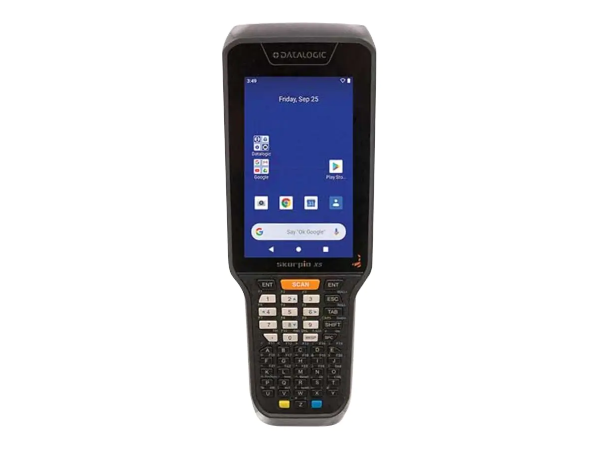 Datalogic Skorpio X5 - Datenerfassungsterminal - robust - Android 10 - 32 GB - 10.9 cm (4.3") Farbe TFT (800 x 480) - Kamera auf Rückseite - Barcodeleser - (2D-Imager) - USB-Host - microSD-Steckplatz - Wi-Fi 5, NFC, Bluetooth
