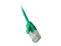 Roline Green - Patch-Kabel - RJ-45 (M) zu RJ-45 (M) - 2 m - U/FTP - CAT 6a - halogenfrei, geformt, ohne Haken, verseilt - grün
