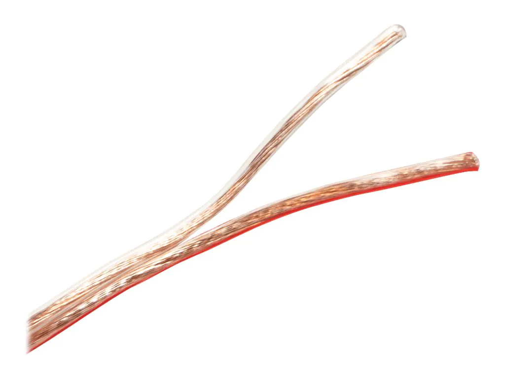 LogiLink - Lautsprecherkabel - 1.5 mm² - 100 m - durchsichtig