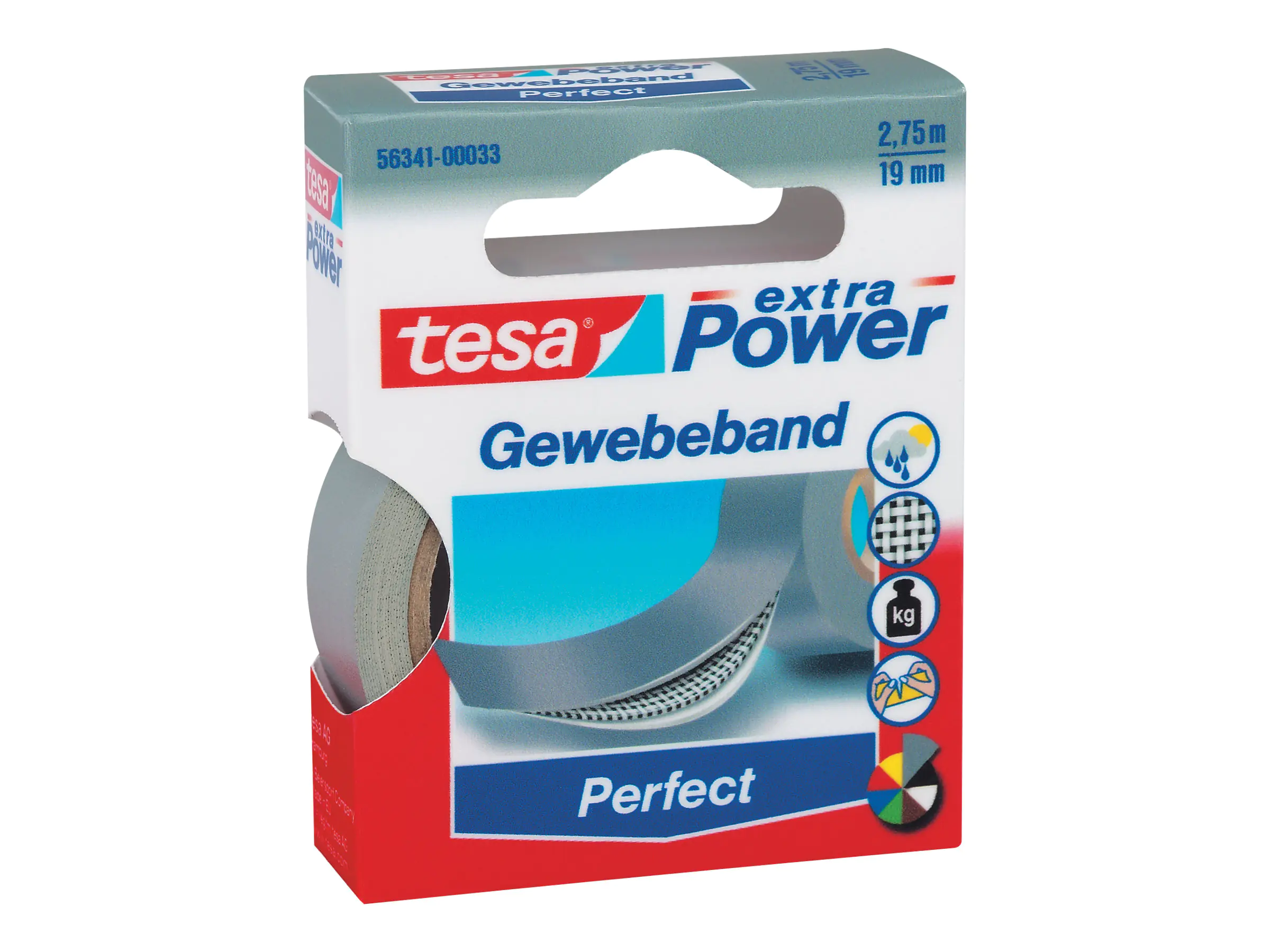 Tesa extra Power Perfect - Gewebeband - 19 mm 56341-00033-02