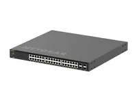 Netgear AV Line M4350-36X4V - Switch - L3 - managed - 36 x 100/1000/2.5G/5G/10GBase-T (PoE++) + 4 x 1/10/25 Gigabit SFP28 - Luftstrom von vorne nach hinten - an Rack montierbar - PoE++ (280 W)