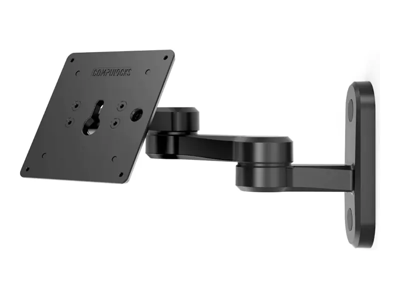 Compulocks VESA Swing Arm Mount - Befestigungskit (Schwenkarm) - für Tablett - Stahl - Schwarz - unter Schrank, Wandinnenecke, Wandaußenecke - für Axis iPad 10.2-inch POS VESA Enclosure