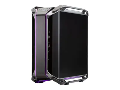 CoolerMaster Cosmos C700M - Tower - E-ATX - Seitenteil mit Fenster (gehärtetes Glas) - keine Spannungsversorgung - Grau, Schwarz, Silber - USB/Audio