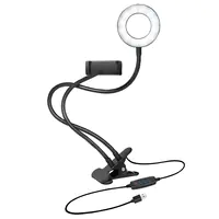 Logilink Smartphone-Ringlicht-Klemmhalterung 85 mm für Smartphone von 10.16 cm - 17.78