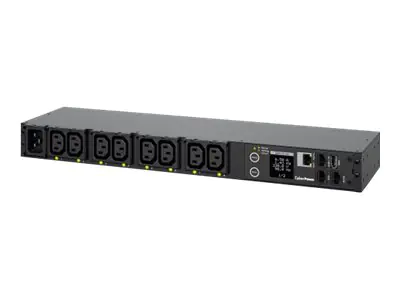 CyberPower Switched Metered-by-Outlet PDU81005 - Stromverteilungseinheit (Rack - einbaufähig) - Wechselstrom 100-120 V - Ethernet, USB, serial - Eingabe, Eingang IEC 60320 C20 - Ausgangsanschlüsse: 8 (IEC 60320 C13) - 1U - 3.05 m