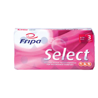 FRIPA Toilettenpapier Select 3-lagig ws 8 Rl. 1030807