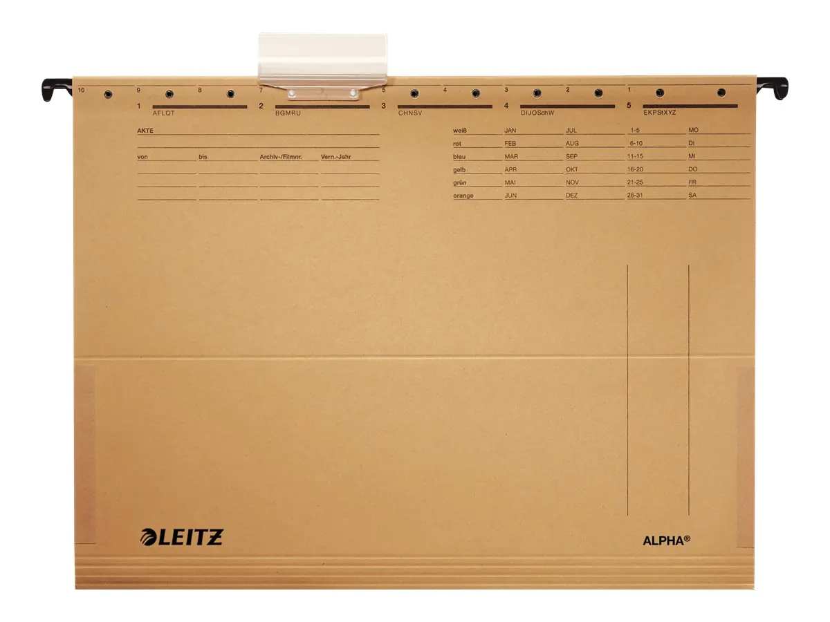 Esselte Leitz ALPHA - Hängeregister - für A4 (210 x 297 19163000