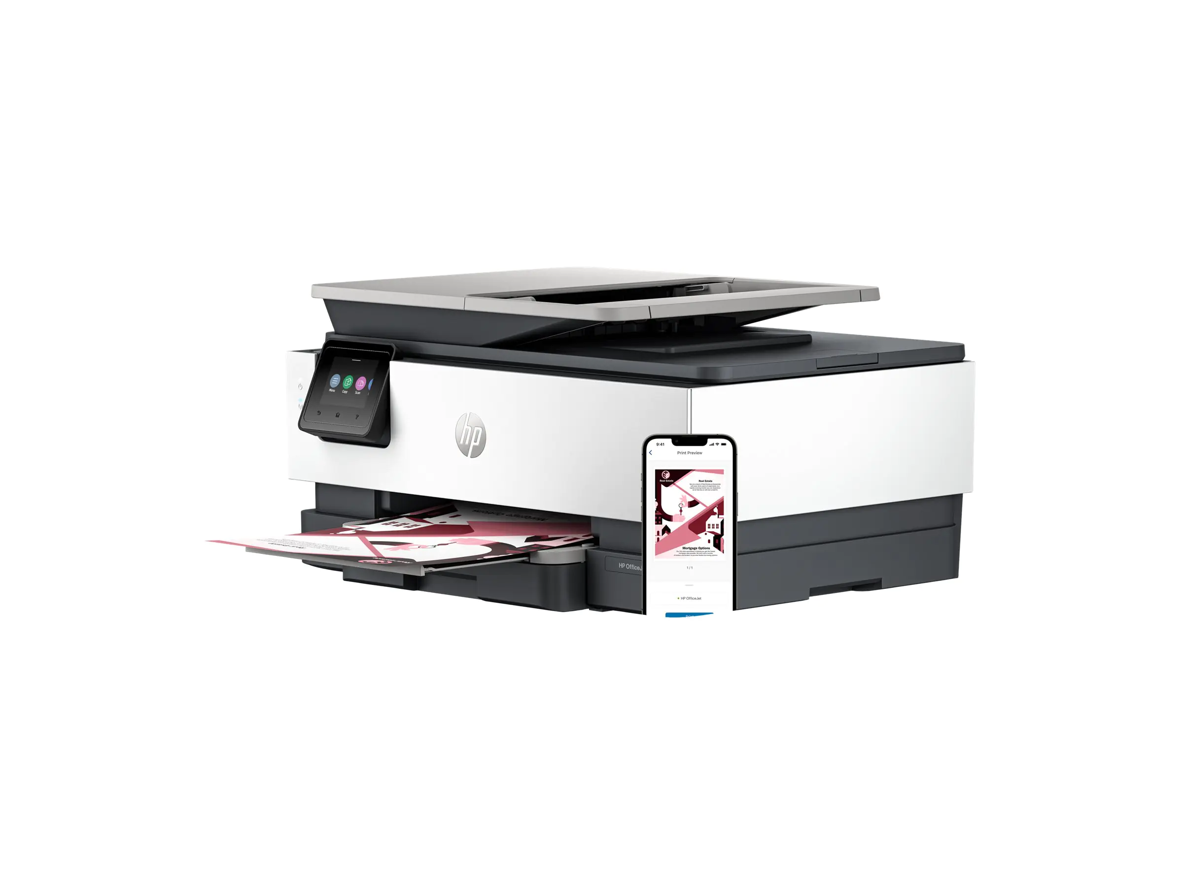 HP Officejet Pro 8122e All-in-One - Multifunktionsdrucker - Farbe - Tintenstrahl - Legal (216 x 356 mm) (Original) - A4/Legal (Medien) - bis zu 12 Seiten/Min. (Kopieren) - bis zu 20 Seiten/Min. (Drucken) - 225 Blatt - USB 2.0, Wi-Fi(ac), Bluetooth, L