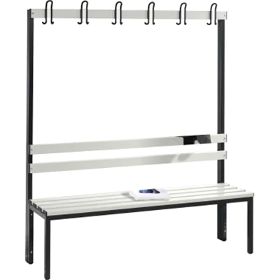 C+P Garderobenbank 8051100S10015 1650x1500x403mm sgr/lgr