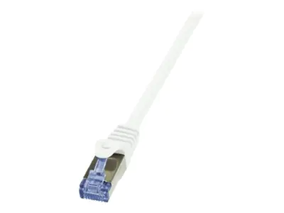 LogiLink PrimeLine - Patch-Kabel - RJ-45 (M) zu RJ-45 (M) - 20 m - SFTP, PiMF - CAT 6a - halogenfrei - weiß