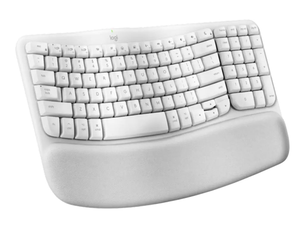Logitech Wave Keys - Tastatur - mit gepolsterter Handgelenkauflage