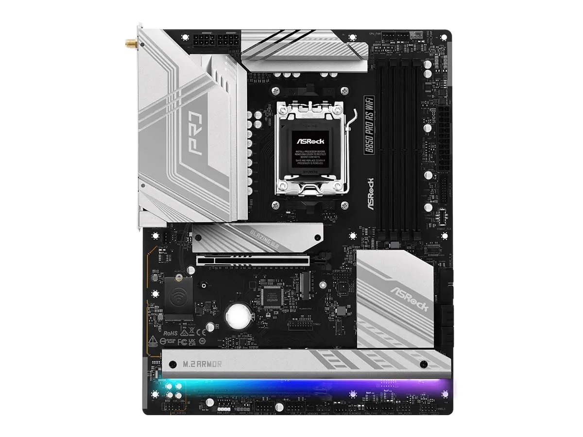 ASRock B850 Pro RS WiFi DDR5 AM5 retail - AMD Sockel AM5 (Ryzen Zen4)