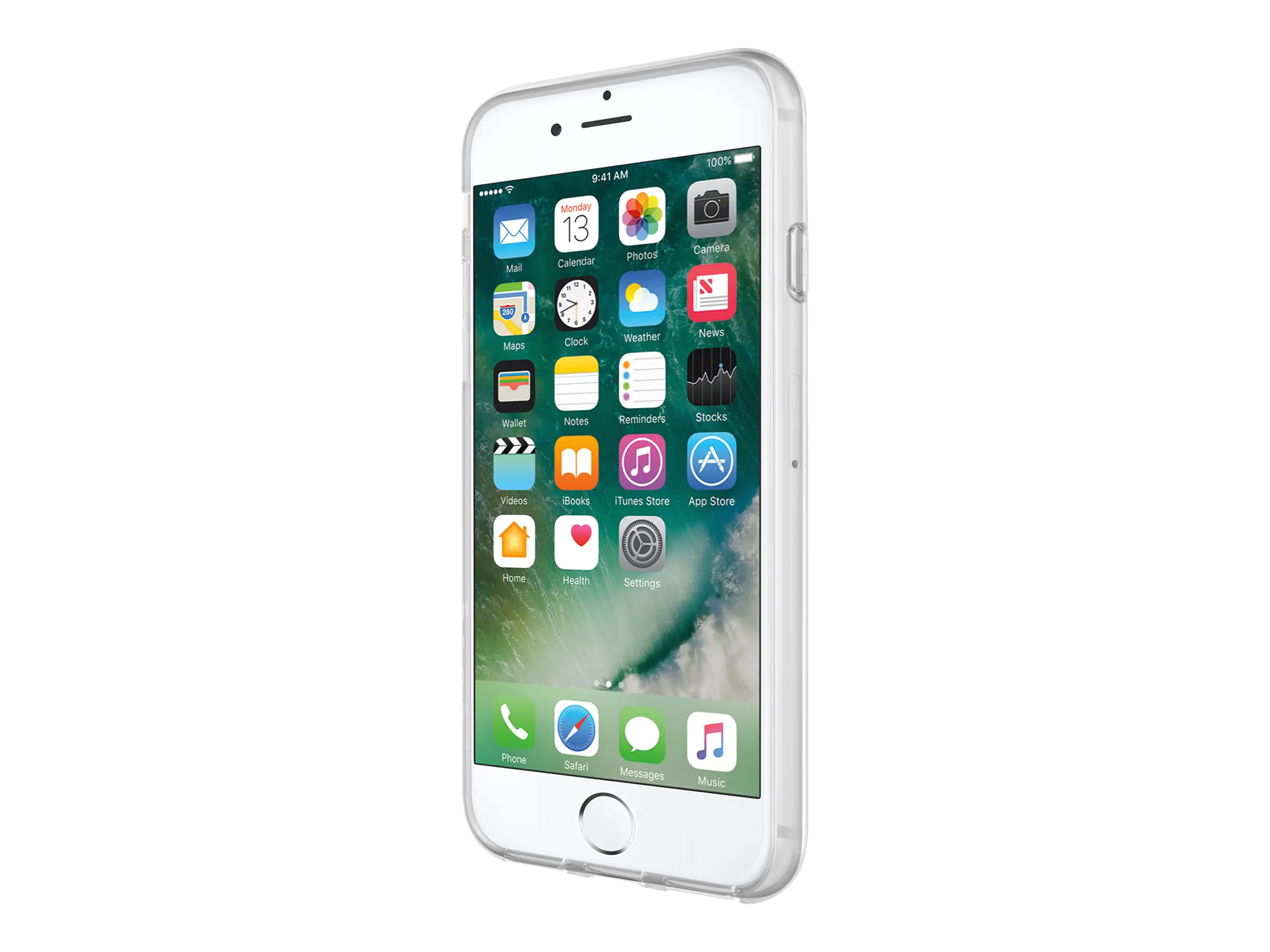 Incipio NGP PURE - Hintere Abdeckung für Mobiltelefon - Flex2O polymer - klar - für Apple iPhone 7