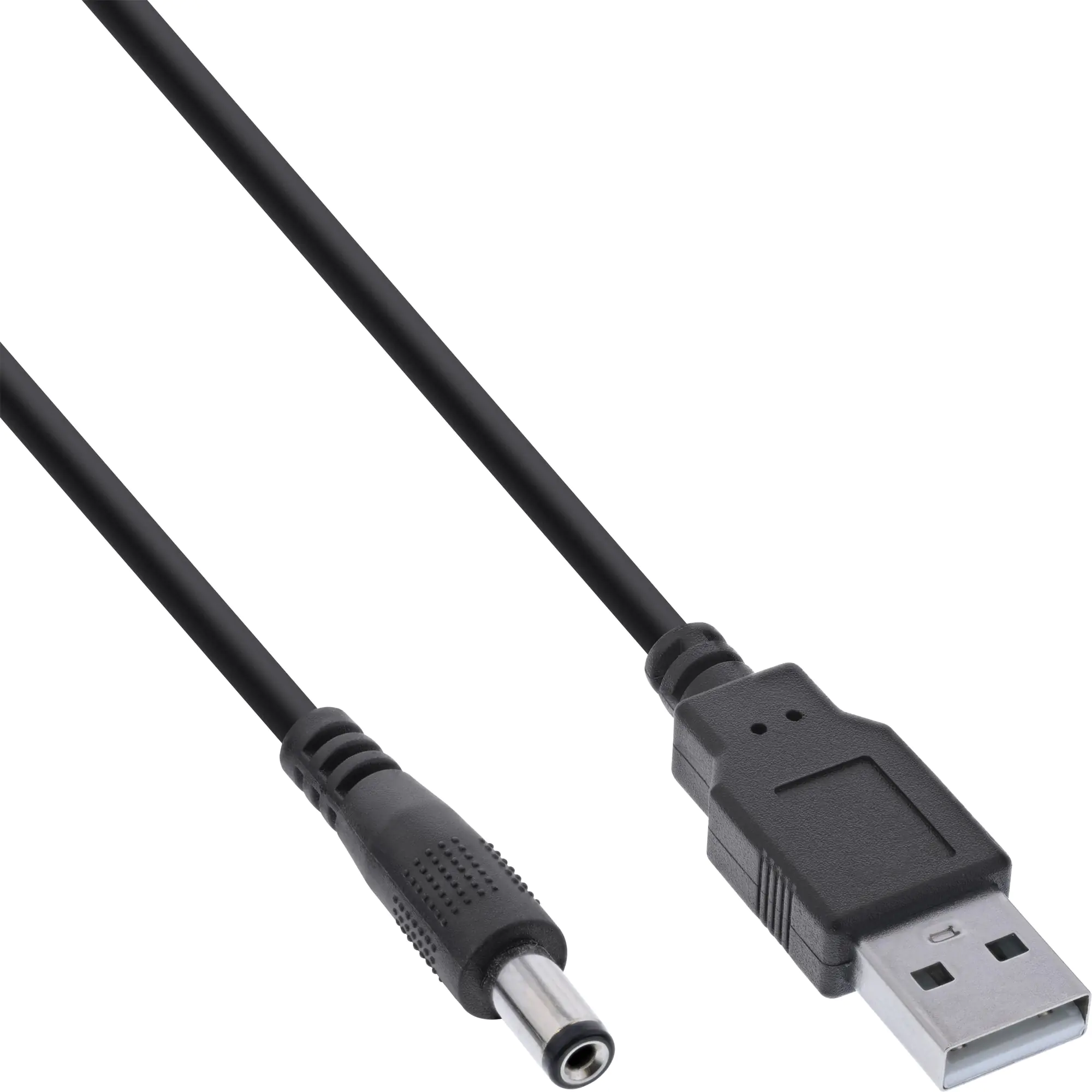 InLine USB DC Stromadapterkabel A Stecker zu 4.0x1.70mm Hohlstecker schwarz
