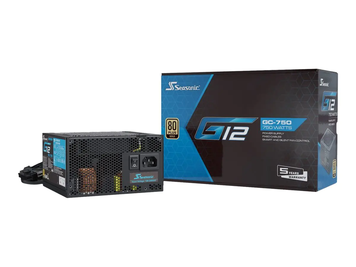 Sea Sonic G12 GC-850 - Netzteil (intern) - ATX12V / EPS12V - 80 PLUS Gold - Wechselstrom 100-240 V - 850 Watt - aktive PFC