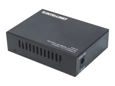Intellinet 10GBase-T to 10GBase-R Media Converter, 1 x 10 GB SFP+ Slot, 1 x 10GB RJ45 Port - Medienkonverter - 10GbE, 2.5GbE, 5GbE - 1000Base-T, 1000Base-X, 10GBase-R, 10GBase-T, 2.5GBase-T, 2.5GBase-X, 5GBase-R, 5GBase-T, 10Base-FL - RJ-45 / SFP+ - bis z Intellinet 10GBase-T to 10GBase-R Media Converter, 1 x 10 GB SFP+ Slot, 1 x 10GB RJ45 Port - Medienkonverter - 10GbE, 2.5GbE, 5GbE - 1000Base-T, 1000Base-X, 10GBase-R, 10GBase-T, 2.5GBase-T, 2.5GBase-X, 5GBase-R, 5GBase-T, 10Base-FL - RJ-45 / SFP+ - bis z