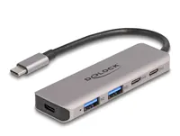 Delock USB 5 Gbps 2 Port Type-C und 2 Typ-A Hub mit