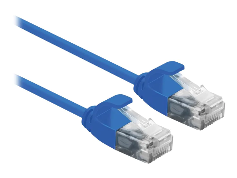 Roline - Patch-Kabel - RJ-45 (M) zu RJ-45 (M) - 30 cm - UTP - CAT 6a - halogenfrei, geformt - Blau Roline - Patch-Kabel - RJ-45 (M) zu RJ-45 (M) - 30 cm - UTP - CAT 6a - halogenfrei, geformt - Blau