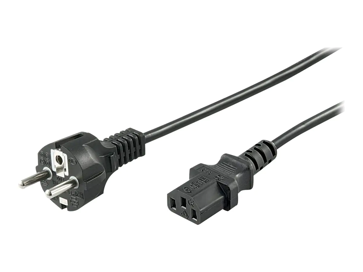 Wentronic goobay - Stromkabel - CEE 7/7 (S) bis IEC 60320 C13