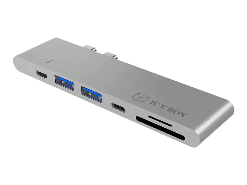 RaidSonic ICY BOX IB-DK4037-2C - Dockingstation - USB-C / Thunderbolt 3 - HDMI