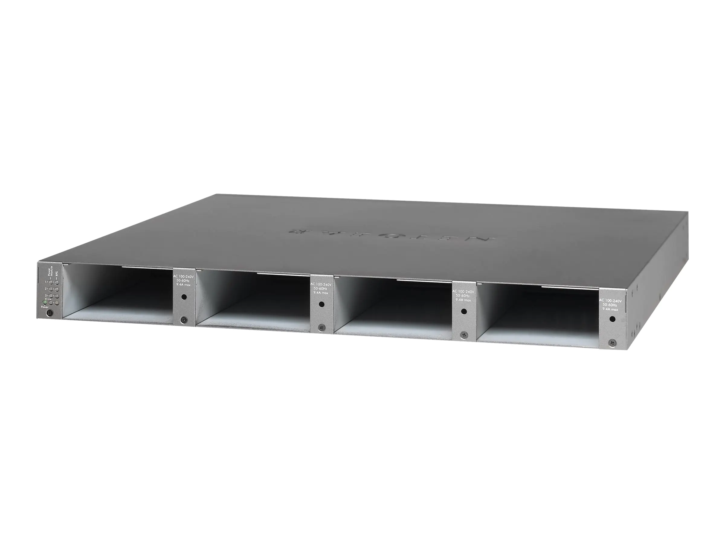 Netgear RPS4000v2 - Stromversorgungsgehäuse (Rack - einbaufähig) - Wechselstrom 100-240 V - 1U - Europa, Americas - für Netgear GSM7228, GSM7252, GSM7328, GSM7352, M4300; Next-Gen Edge Managed Switch M5300