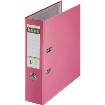 Bene Ordner 291400 RS DIN A4 80mm PP rosa Bene Ordner 291400 RS DIN A4 80mm PP rosa