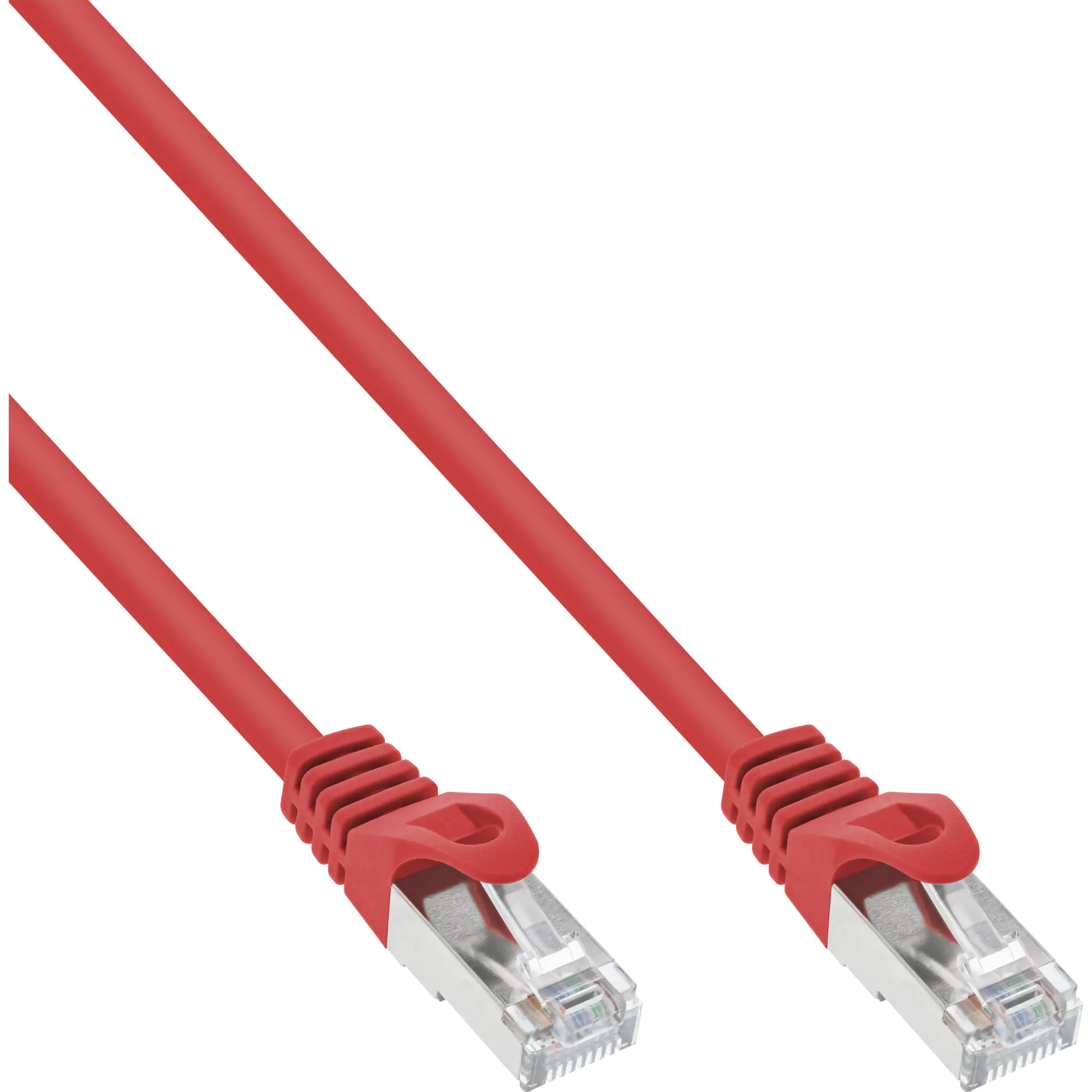InLine - Patch-Kabel - RJ-45 (M) zu RJ-45 (M) - 1.5 m - SFTP, PiMF - CAT 6 - geformt, ohne Haken, verseilt - Schwarz (Packung mit 50)