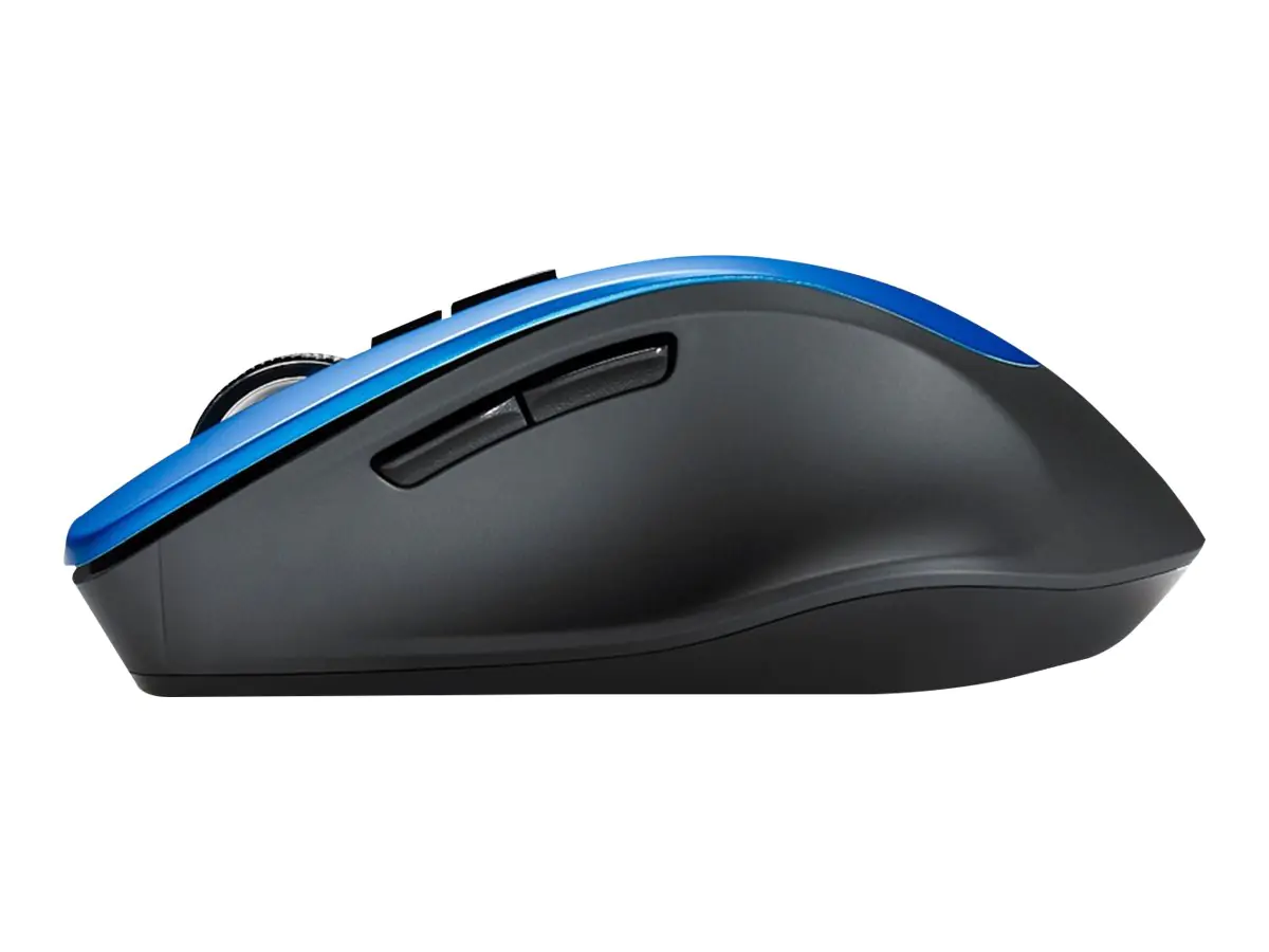 ASUS WT425 - Maus - Für Rechtshänder - optisch - 6 Tasten - kabellos - 2.4 GHz - kabelloser Empfänger (USB) - königsblau - für 15; ROG Strix G15; ROG Zephyrus G14; TUF Gaming F15; F17; FX505; TUF505; ZenBook 13; 14