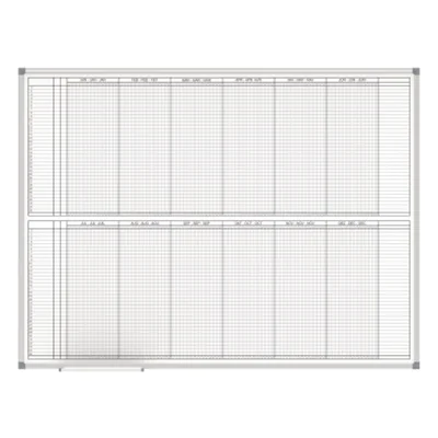 MAUL Jahresplaner MAULstandard 6466684 2x6Monate 90x120cm MAUL Jahresplaner MAULstandard 6466684 2x6Monate 90x120cm