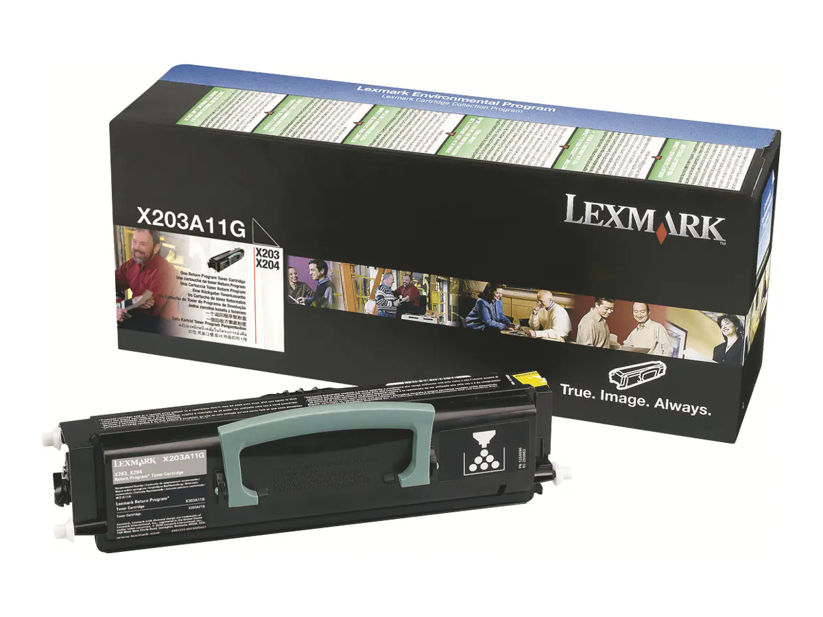Lexmark - Schwarz - Original - Tonerpatrone LCCP, LRP - für Lexmark X203n, X204n Lexmark - Schwarz - Original - Tonerpatrone LCCP, LRP - für Lexmark X203n, X204n