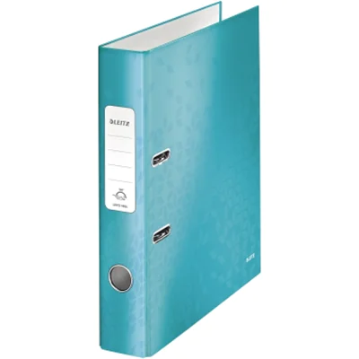 Leitz Ordner WOW 10060051 DIN A4 50mm Pappe eisblau Leitz Ordner WOW 10060051 DIN A4 50mm Pappe eisblau