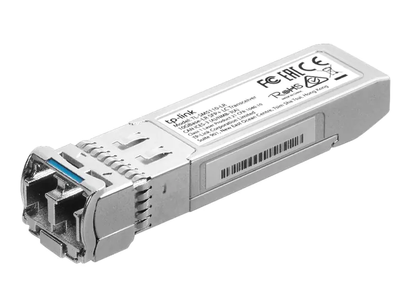 TP-Link TL-SM5110-LR V1 - SFP+-Transceiver-Modul - 10GbE - 10GBase-LR - LC Single-Modus - bis zu 10 km - 1310 nm - für JetStream TL-SG3428X, TL-SG3428XMP, TL-SG3452XP V1
