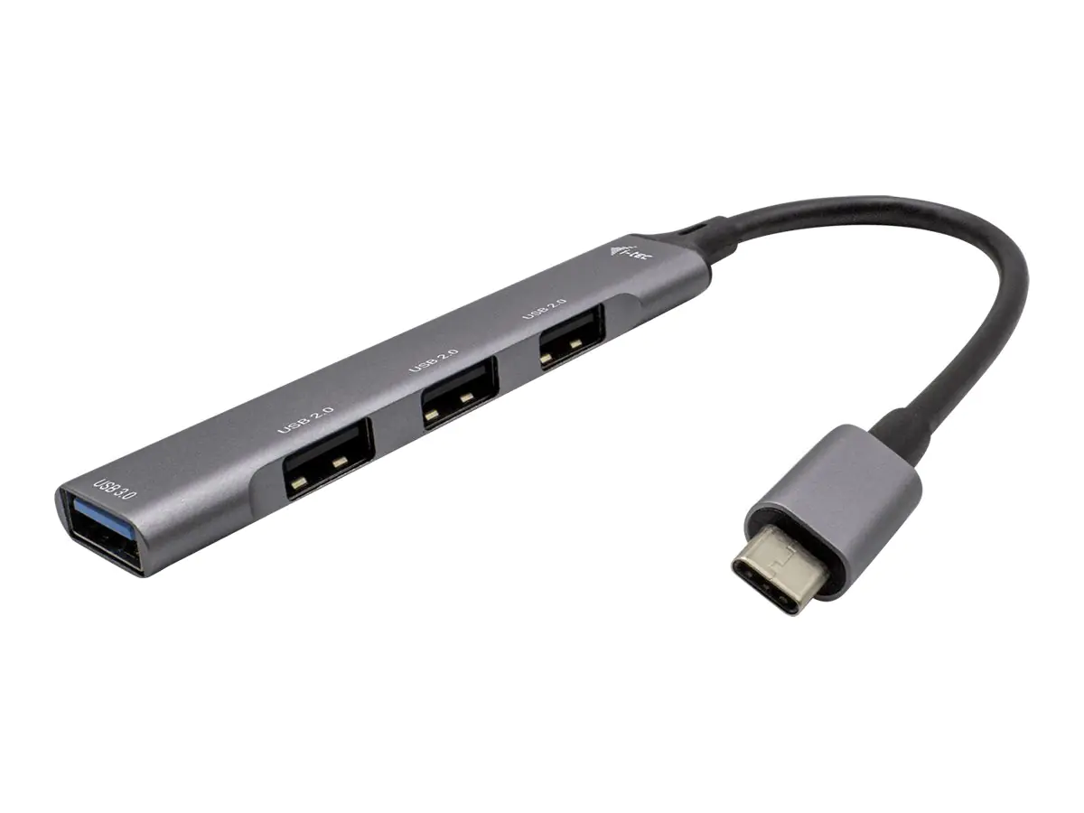 i-Tec - Hub - 1 x SuperSpeed USB 3.0 + 3 x USB 2.0 - Desktop